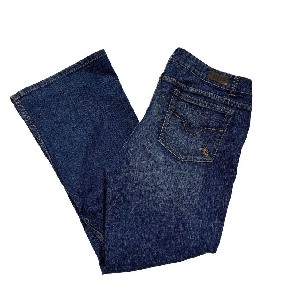 Harley Davidson Women’s Size‎ 14 Petite Boot Cut Medium Wash Denim Jeans